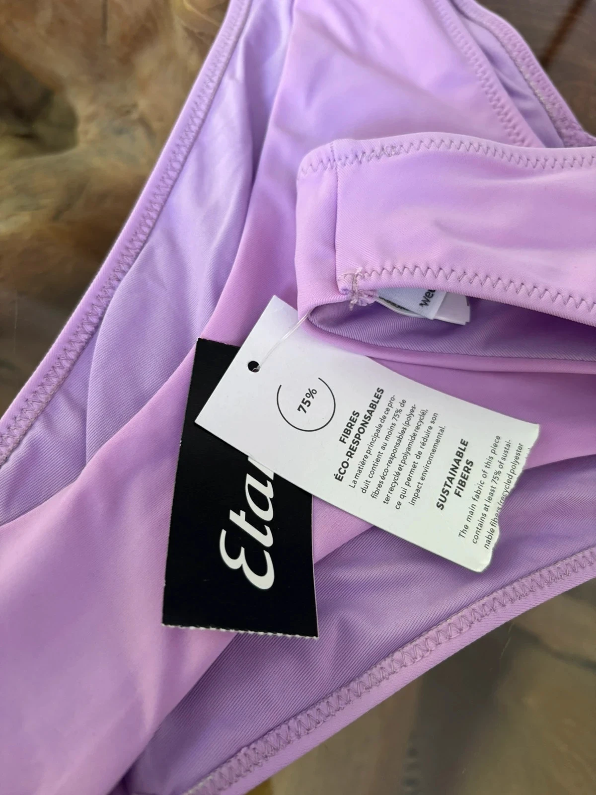 Biquíni de banho Etam roxo brasileiro alto 42 – photo 4